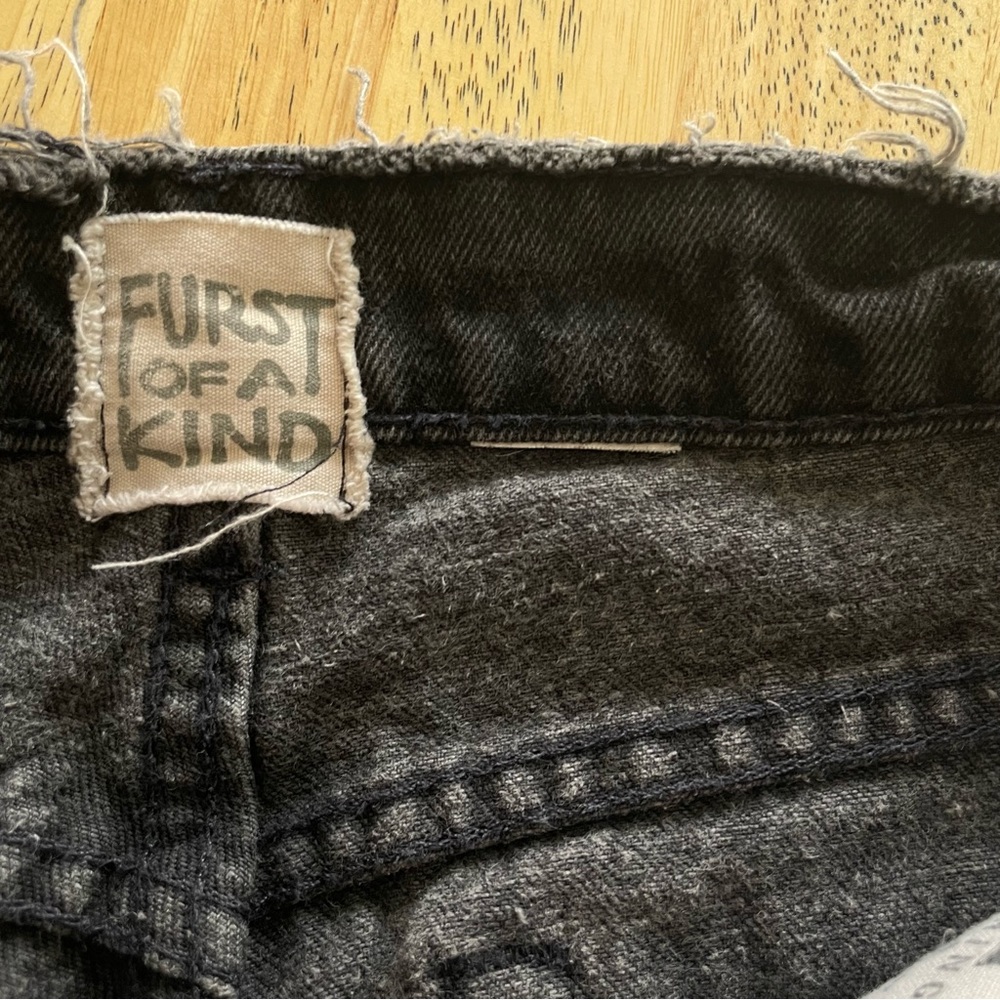 LEVIS x LF FURST OF A KIND DISTRESSED VINTAGE DENIM SKIRT - Picture 5 of 5